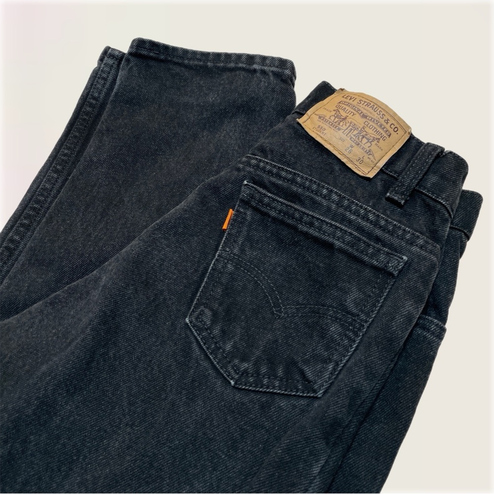 Vintage Orange Tab Levis Student 550